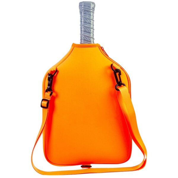Orange Portable Small Pickleball Bag For Pickleball Paddles - Image 2