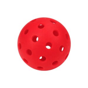 Red 40 Holes Pickleball Balls For Outdoor Indoor Pickleball