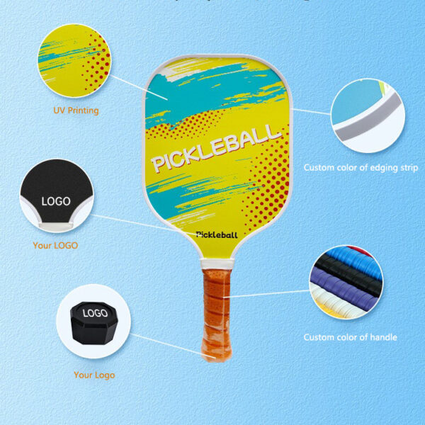 Fiberglass Pickleball Paddle UV Printing Your Unique Logo - Image 3
