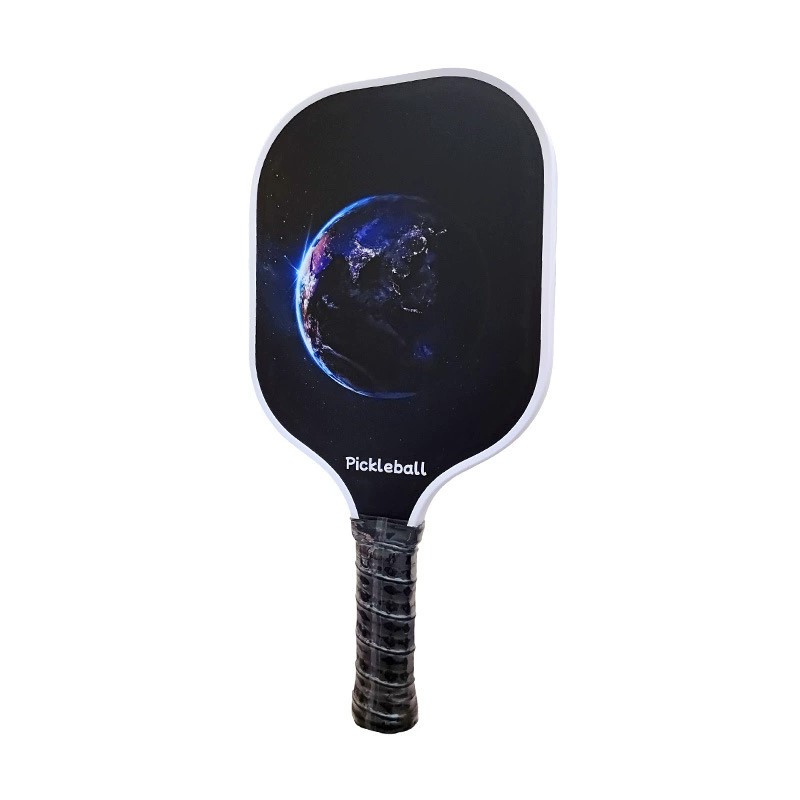 Earth Fiberglass Pickleball Paddle UV Printing Your Drawing