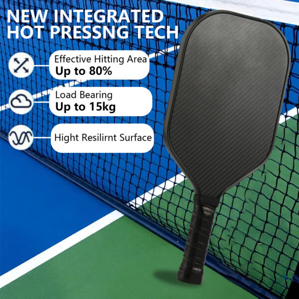 Custom Carbon Fiber Pickleball Paddle With Your Unique Logo - Image 4