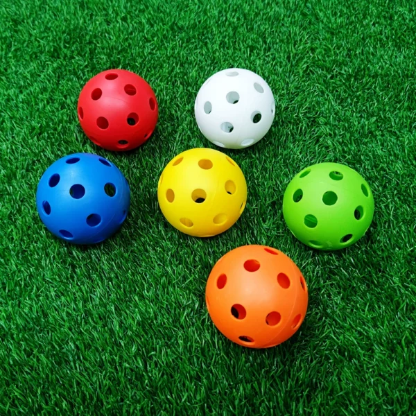 Red 40 Holes Pickleball Balls For Outdoor Indoor Pickleball - Image 4