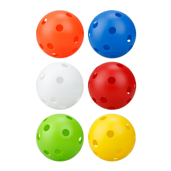 Red 40 Holes Pickleball Balls For Outdoor Indoor Pickleball - Image 3