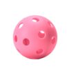 Pink 26 Holes Pickleball Balls For Outdoor Indoor Pickleball
