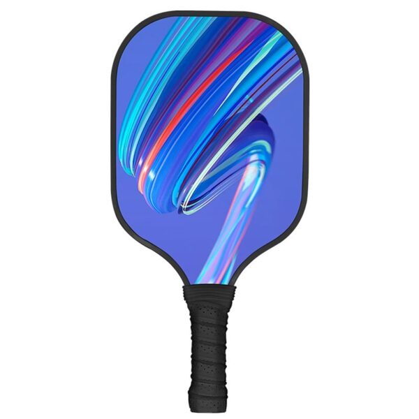 Fiber Glass Pickleball Paddle Set Blue Rackets Balls Cover - Image 2