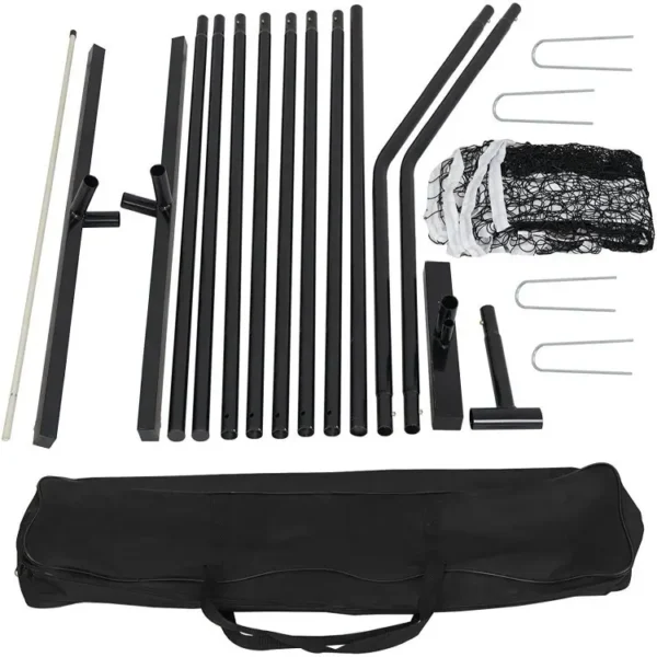 Metal Frame Pickleball Net With Carry Bag For Outdoor Indoor - Image 3